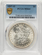 1897-O Morgan Dollar PCGS MS64