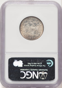 1875 25C Seated Quarter NGC MS64