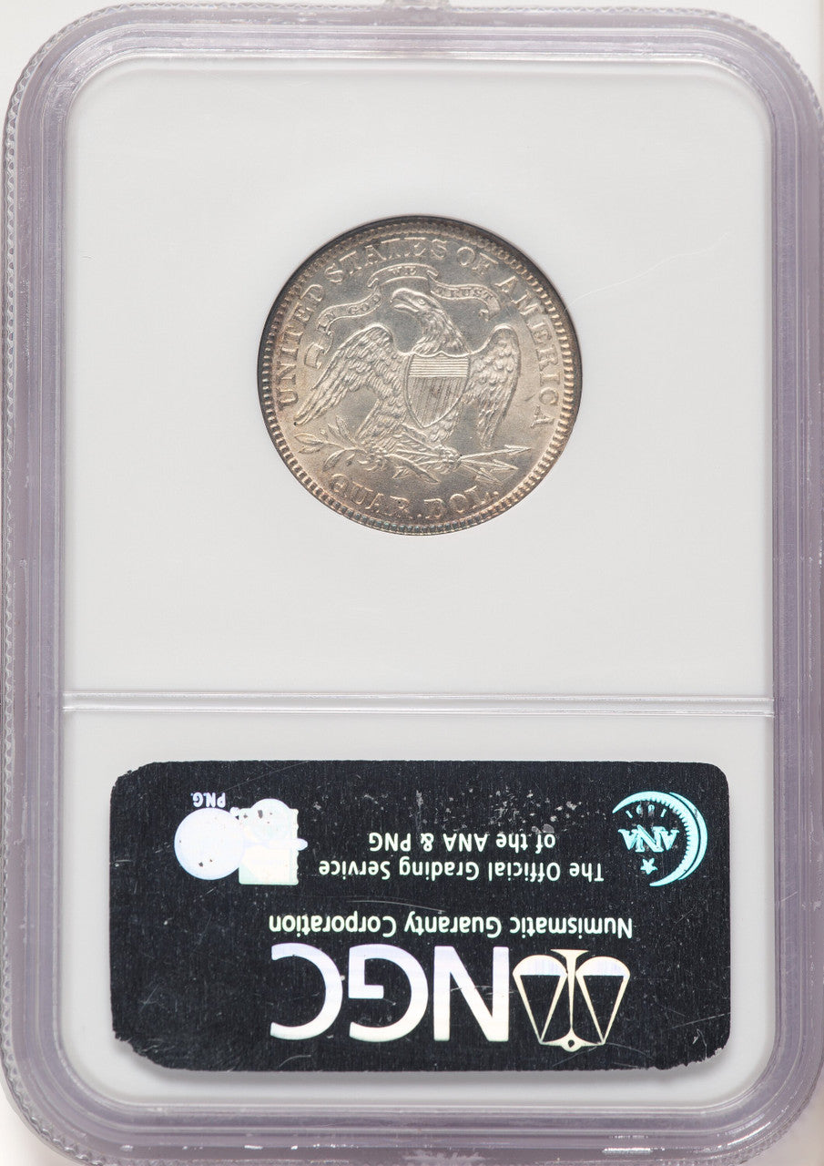 1875 25C Seated Quarter NGC MS64