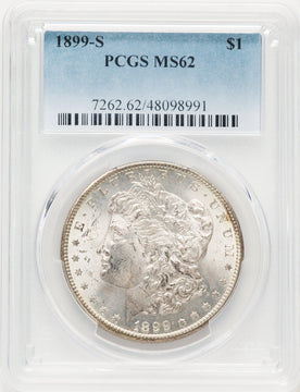 1899-S Morgan Dollar PCGS MS62