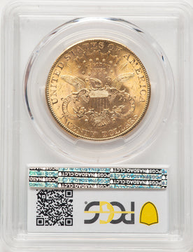1900 $20 CAC Blue Gradient Liberty Double Eagle PCGS MS64+