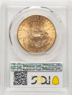 1900 $20 CAC Blue Gradient Liberty Double Eagle PCGS MS64+
