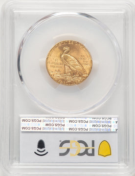 1908-S $5 Blue Gradient Indian Half Eagle PCGS MS65+