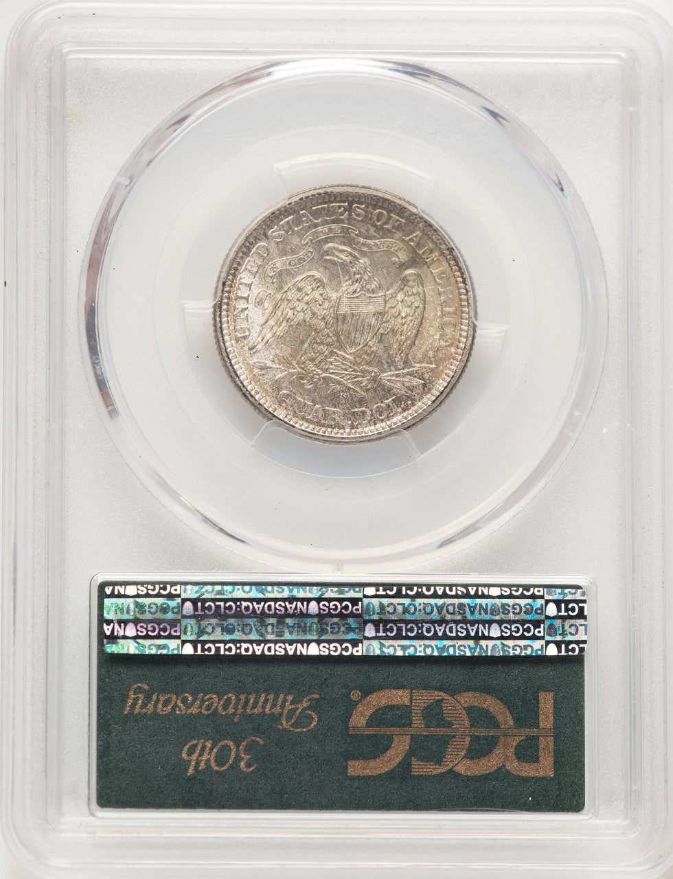 1874-S 25C ARROWS Seated Quarter PCGS MS67