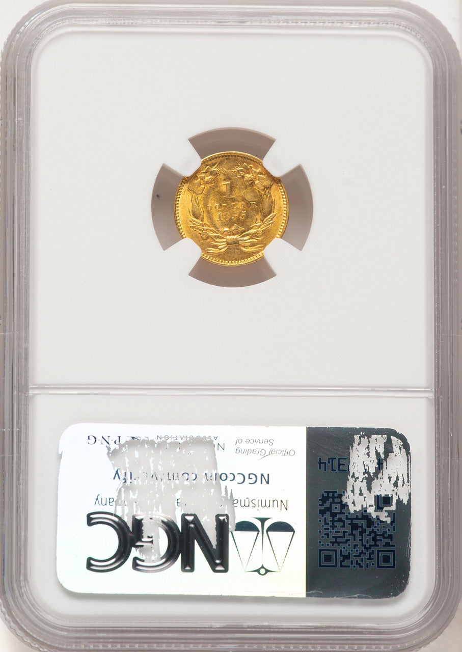 1855 G$1 Type Two Gold Dollar NGC MS62 (782470002)