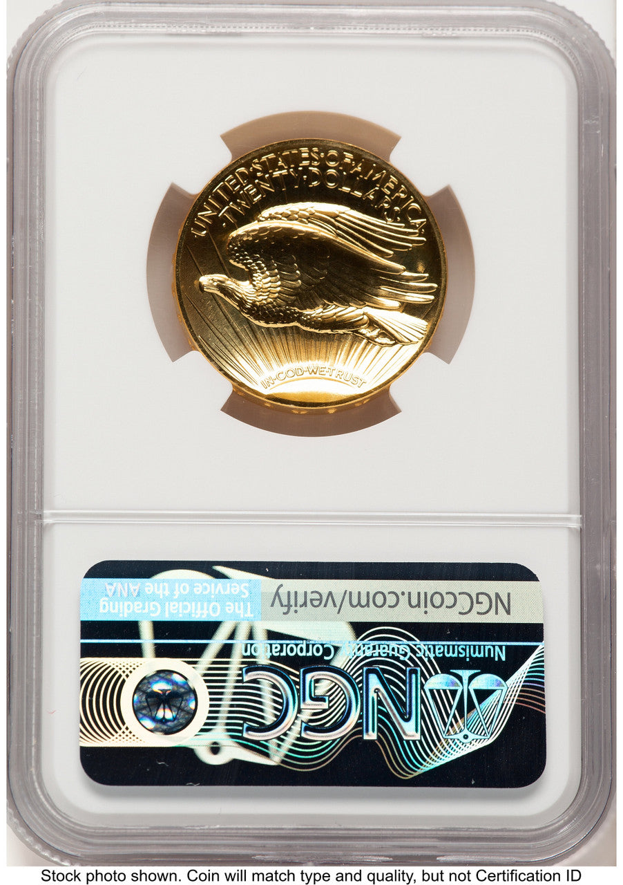 2009 G$20 Ultra High Relief PL Mike Castle NGC MS70
