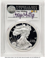 2017-S Proof Silver Eagle Congratulations Set 1 oz FDI Gary Whitley PCGS PR70