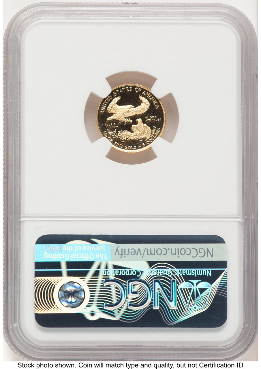 2021-W Type 1 Proof Gold Eagle 1/10 oz FDI NGC PF70 Ed Moy (782578047)