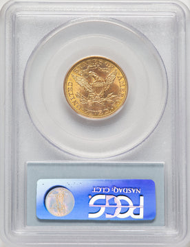 1908 $5 Liberty CAC Liberty Half Eagle PCGS MS64