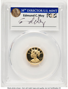 2018-W G$10 American Liberty High Relief FDI PCGS PR70 Ed Moy