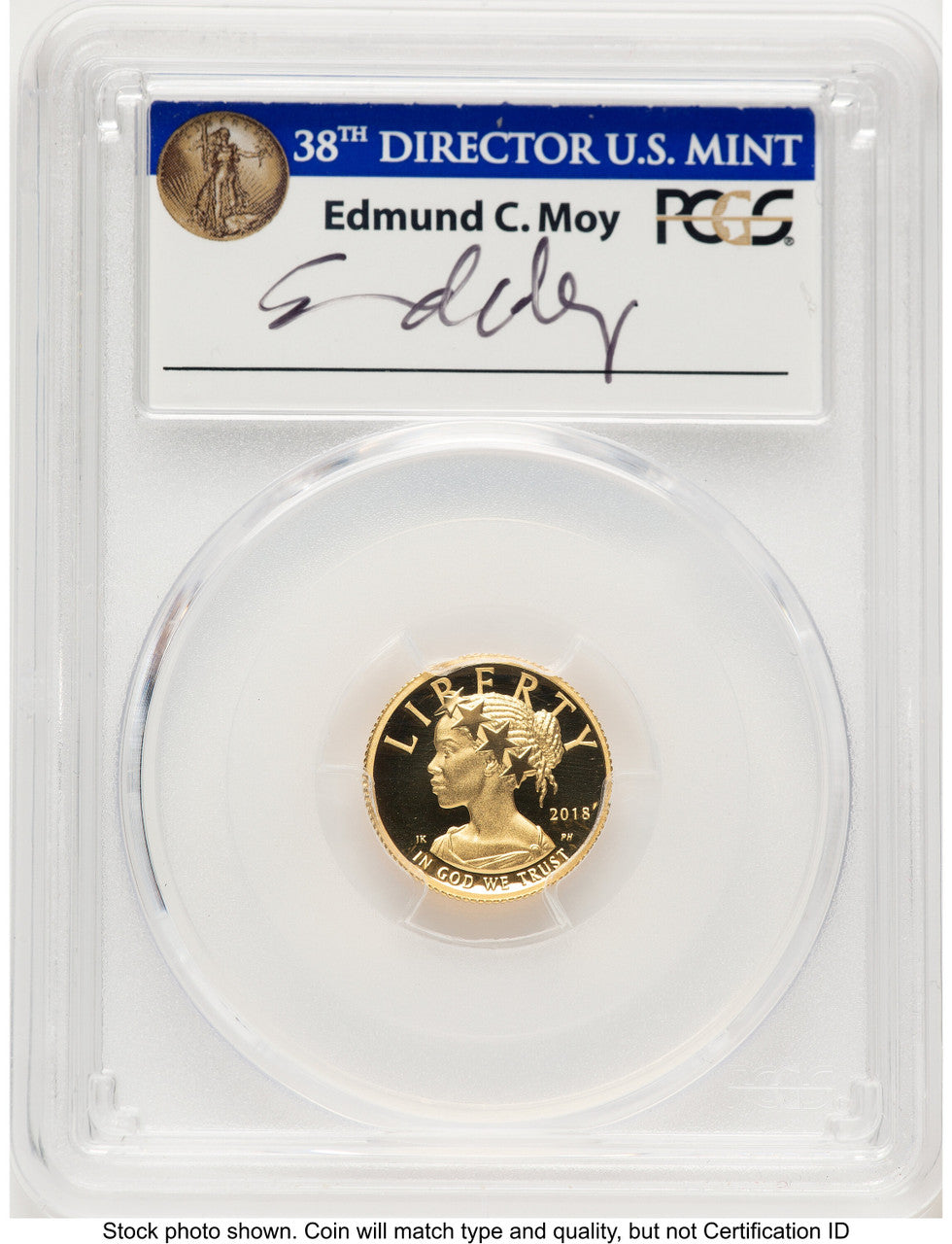 2018-W G$10 American Liberty High Relief FDI PCGS PR70 Ed Moy