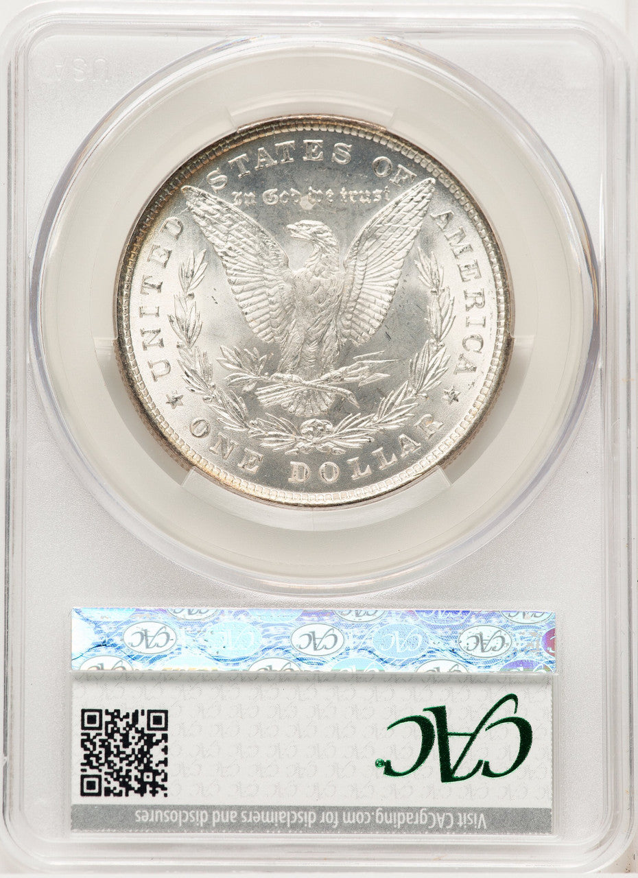 1878 8TFVAM 17 Diagonal in 8 Morgan Dollar CACG MS64