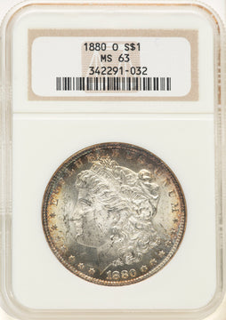1880-O Morgan Dollar NGC MS63 (782648003)
