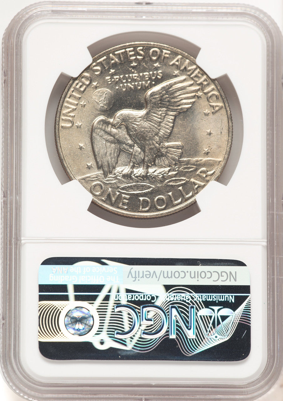 1972 $1 Eisenhower Dollar NGC MS66