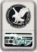 2025-W Proof Silver Eagle Privy U.S. Army 250th Anniversary 1 oz AR Kenneth Bressett Red Book NGC PF70