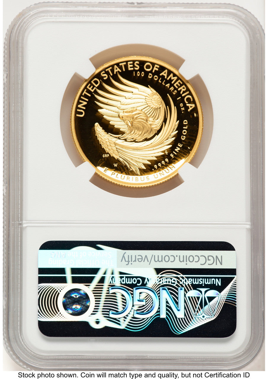 2025-W G$100 American Liberty High Relief ER Mike Castle NGC PF70
