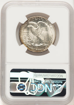 1942 50C Walking Liberty Half Dollar NGC MS67