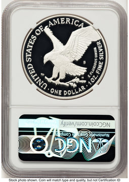2025-S Proof Silver Eagle 1 oz AR Mike Castle NGC PF70