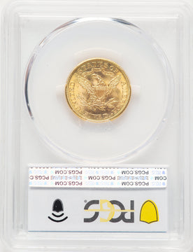 1899-S $5 Liberty Half Eagle PCGS MS66 (782816002)