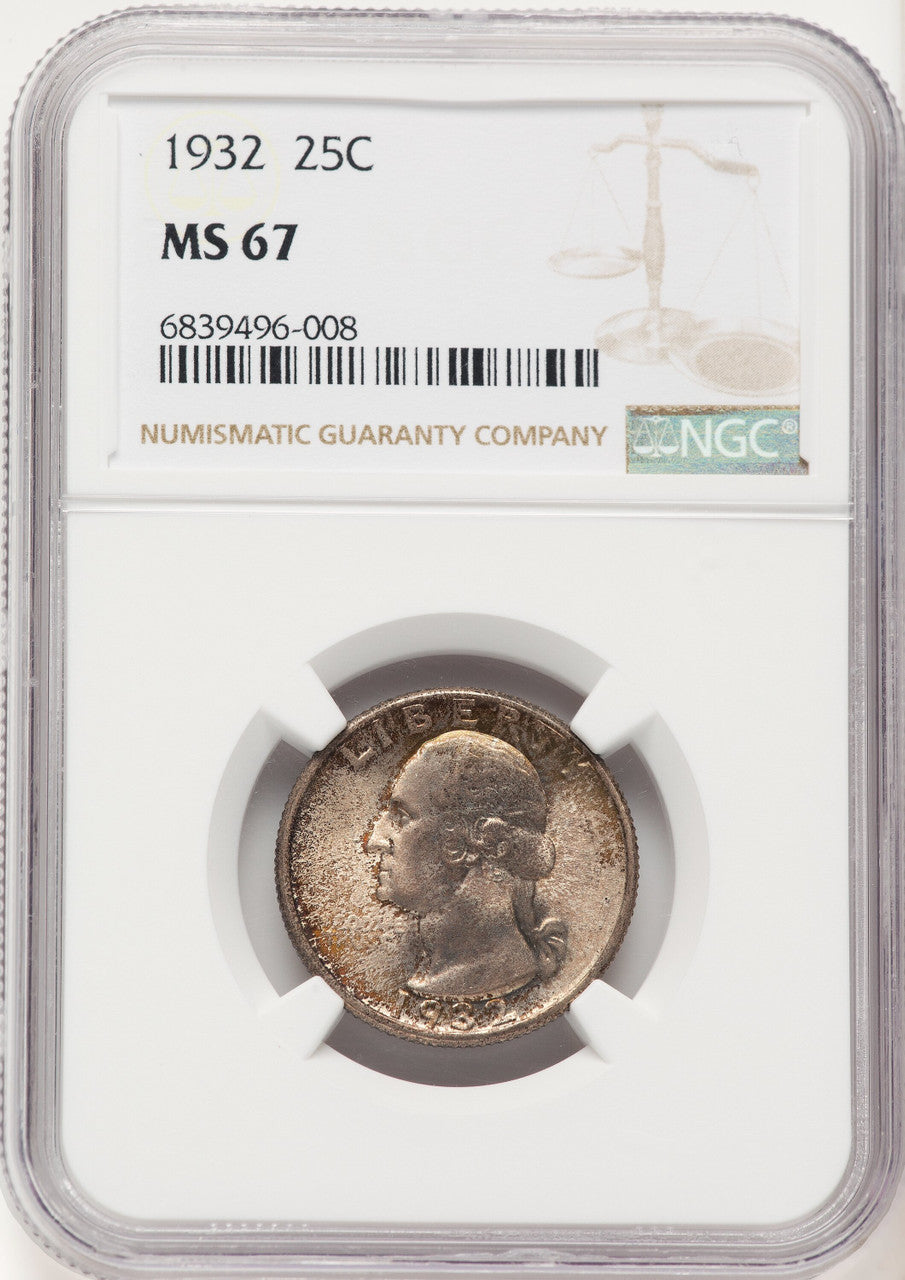 1932 25C Washington Quarter NGC MS67 (782816006)