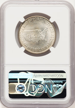 1952-D 50C Washington-Carver Commemorative Silver NGC MS67 (782816010)