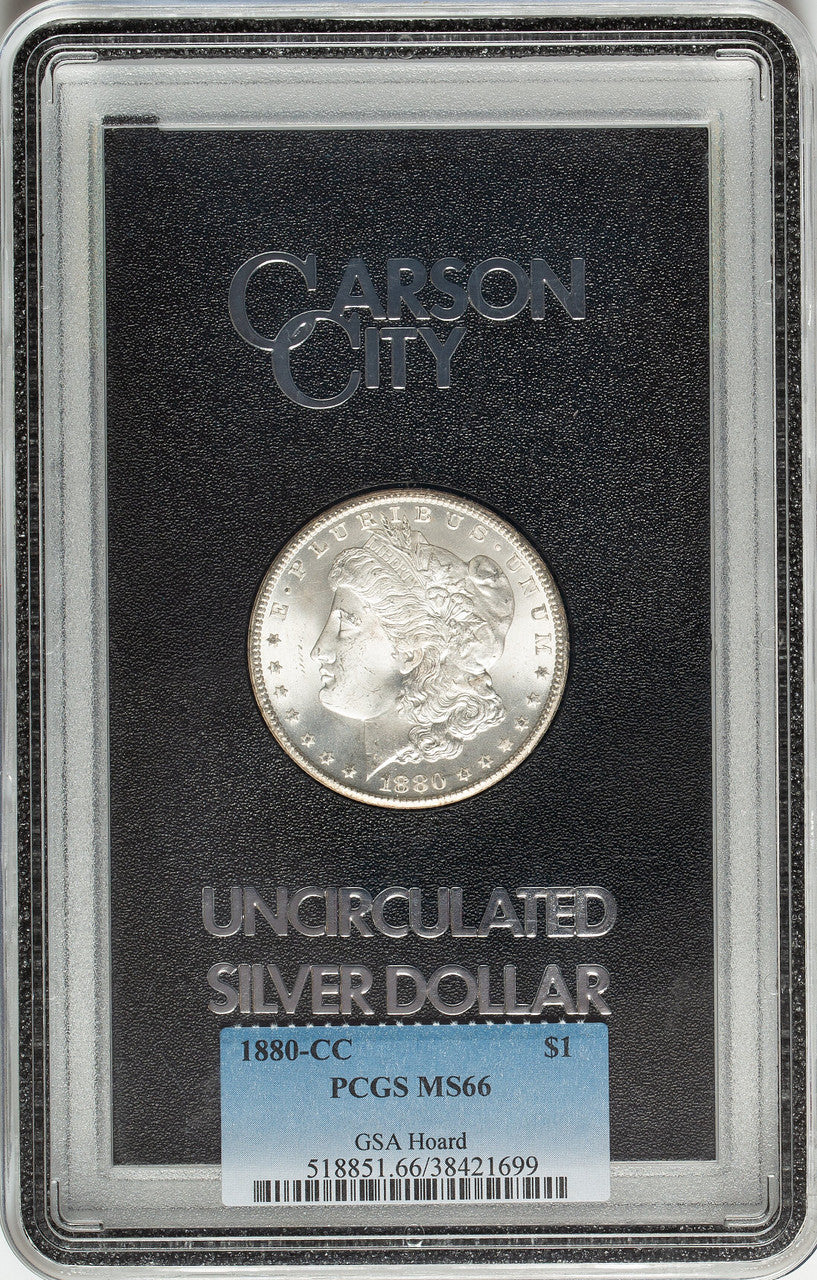 1880-CC GSA Hoard Morgan Dollar PCGS MS66
