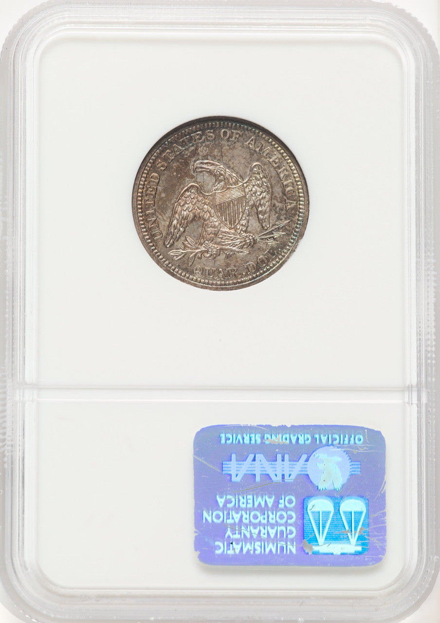 1846 25C Seated Quarter NGC MS66