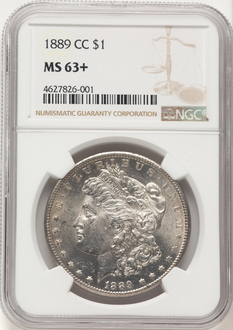 1889-CC Morgan Dollar NGC MS63+
