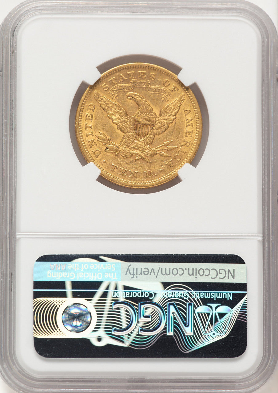 1873-S $10 Liberty Eagle NGC AU55