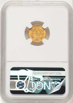 1854 G$1 Type Two Gold Dollar NGC MS61 (782838011)