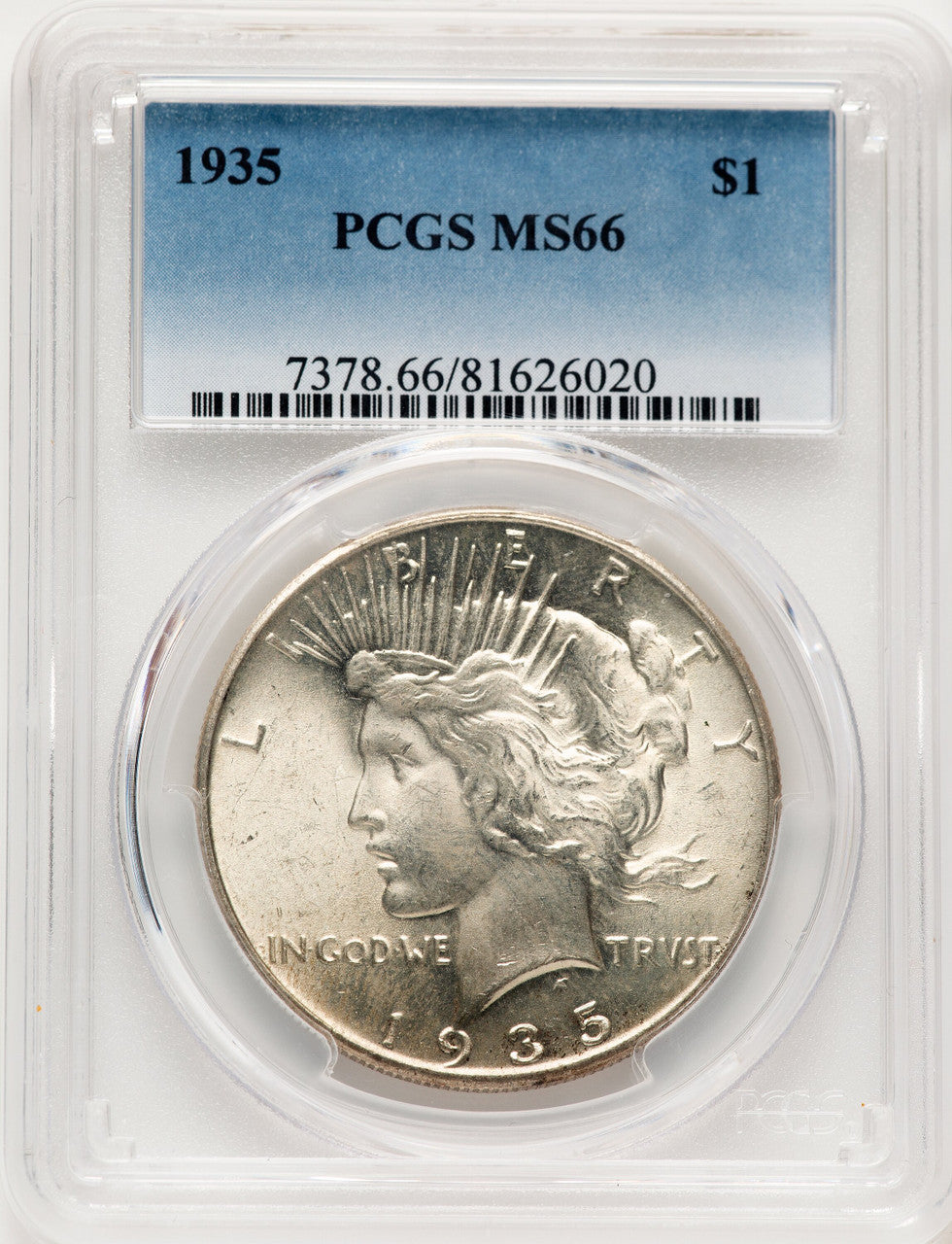1935 Peace Dollar PCGS MS66 (782850010)