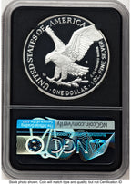 2021-S Type 2 Proof Silver Eagle FDI John NGC PF70 Mercanti