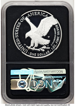 2021-W TY2 Proof Silver Eagle 1 oz FDI NGC PF70 Michael Gaudioso