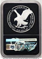 2021-W TY2 Proof Silver Eagle 1 oz FDI NGC PF70 Michael Gaudioso