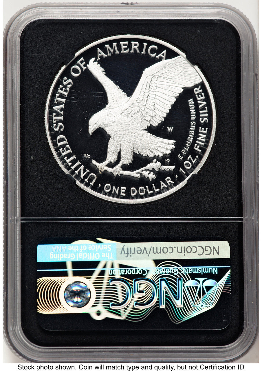 2021-W TY2 Proof Silver Eagle 1 oz FDI NGC PF70 Michael Gaudioso