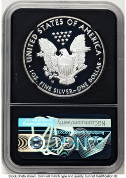 2020-W Proof Silver Eagle 1 oz FDI John Denver NGC PF70 Mercanti