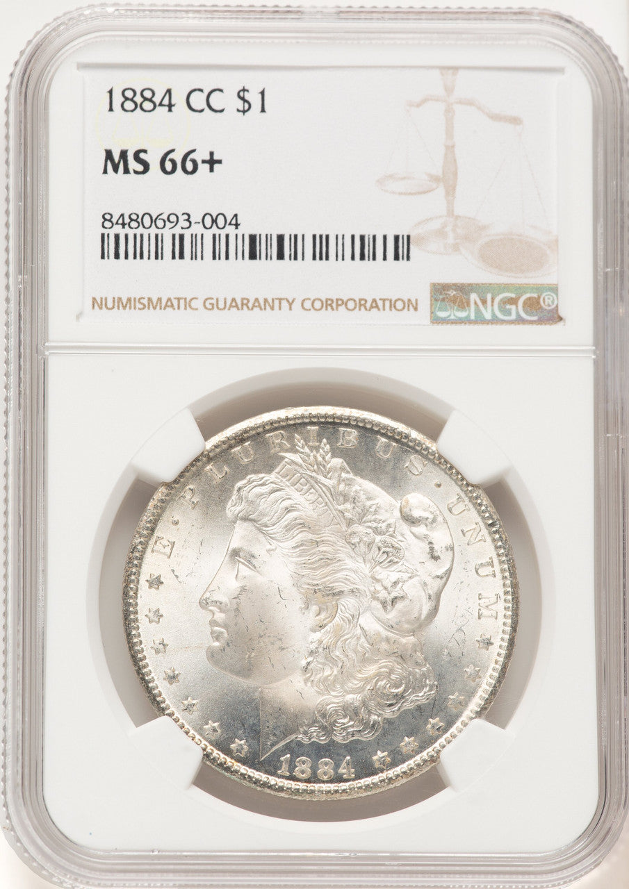 1884-CC Morgan Dollar NGC MS66+ (782868020)