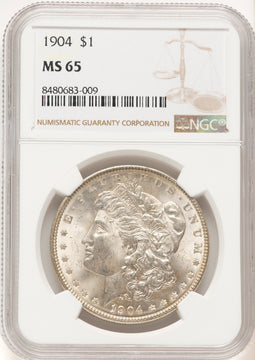 1904 Morgan Dollar NGC MS65 (782868023)