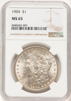 1904 Morgan Dollar NGC MS65 (782868023)