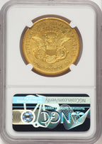 1851-O $20 Liberty Double Eagle NGC AU58