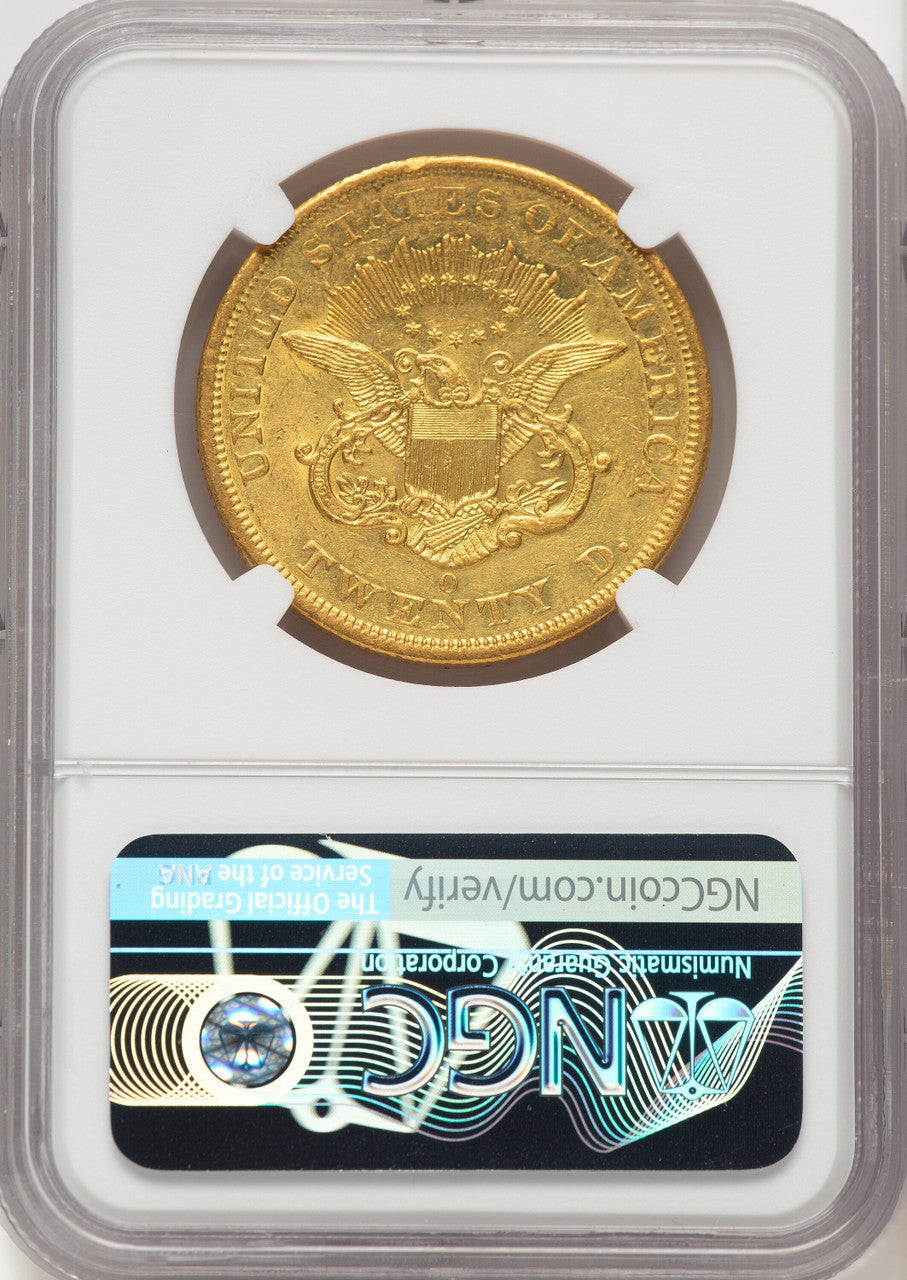 1851-O $20 Liberty Double Eagle NGC AU58