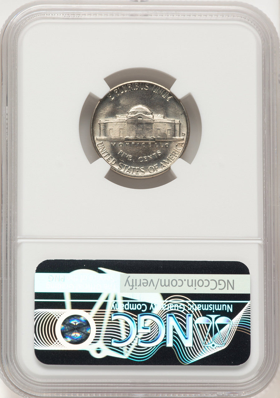 1955-D/S 5C Jefferson Nickel NGC MS67