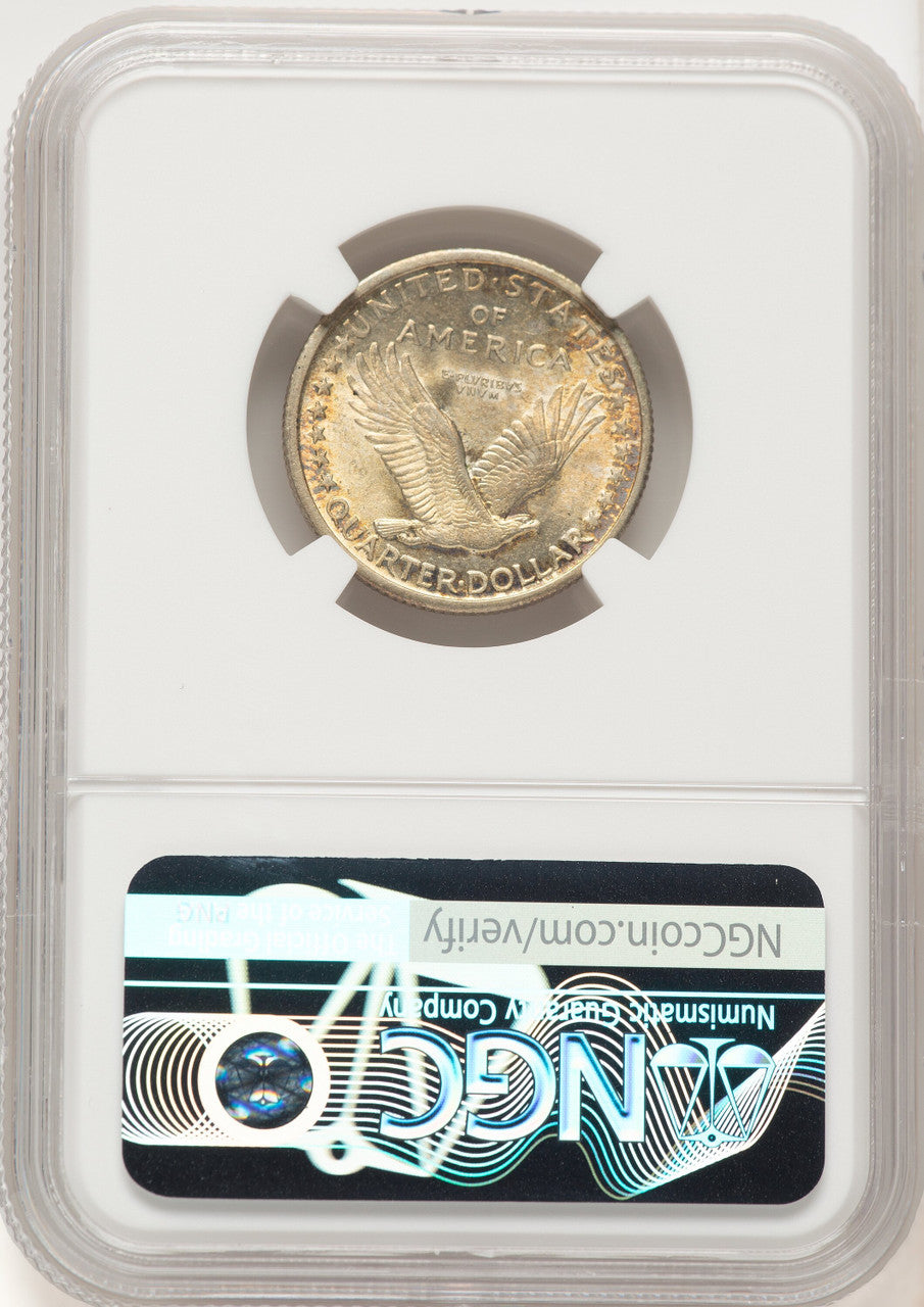 1917 T-1 FH Standing Liberty Quarter NGC MS66