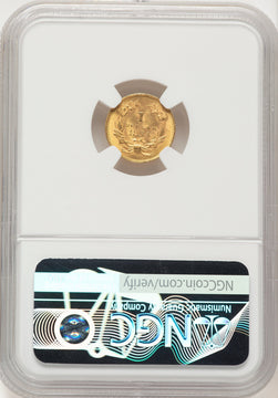 1854 G$1 Type Two Gold Dollar NGC MS64