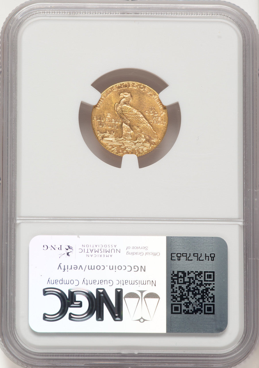 1914-D $2.50 Indian Quarter Eagle NGC MS62 (782959001)