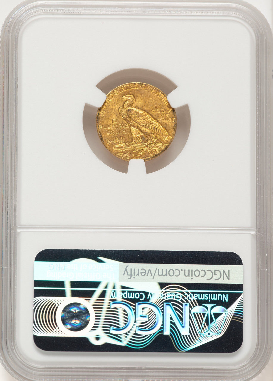 1908 $2.50 Indian Quarter Eagle NGC MS63 (782961005)