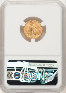 1914 $2.50 Indian Quarter Eagle NGC MS65 (782962030)