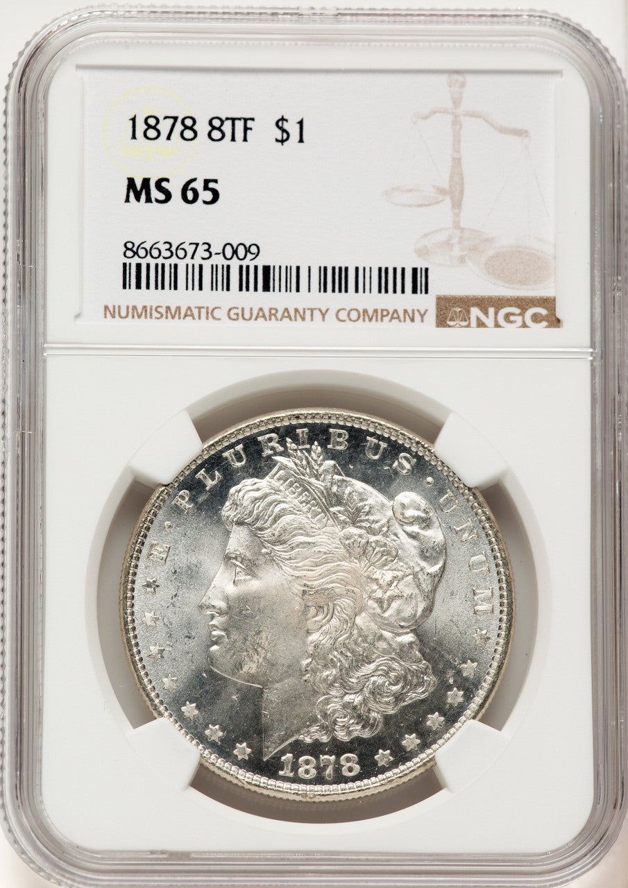 1878 8TF Morgan Dollar NGC MS65 (782962035)