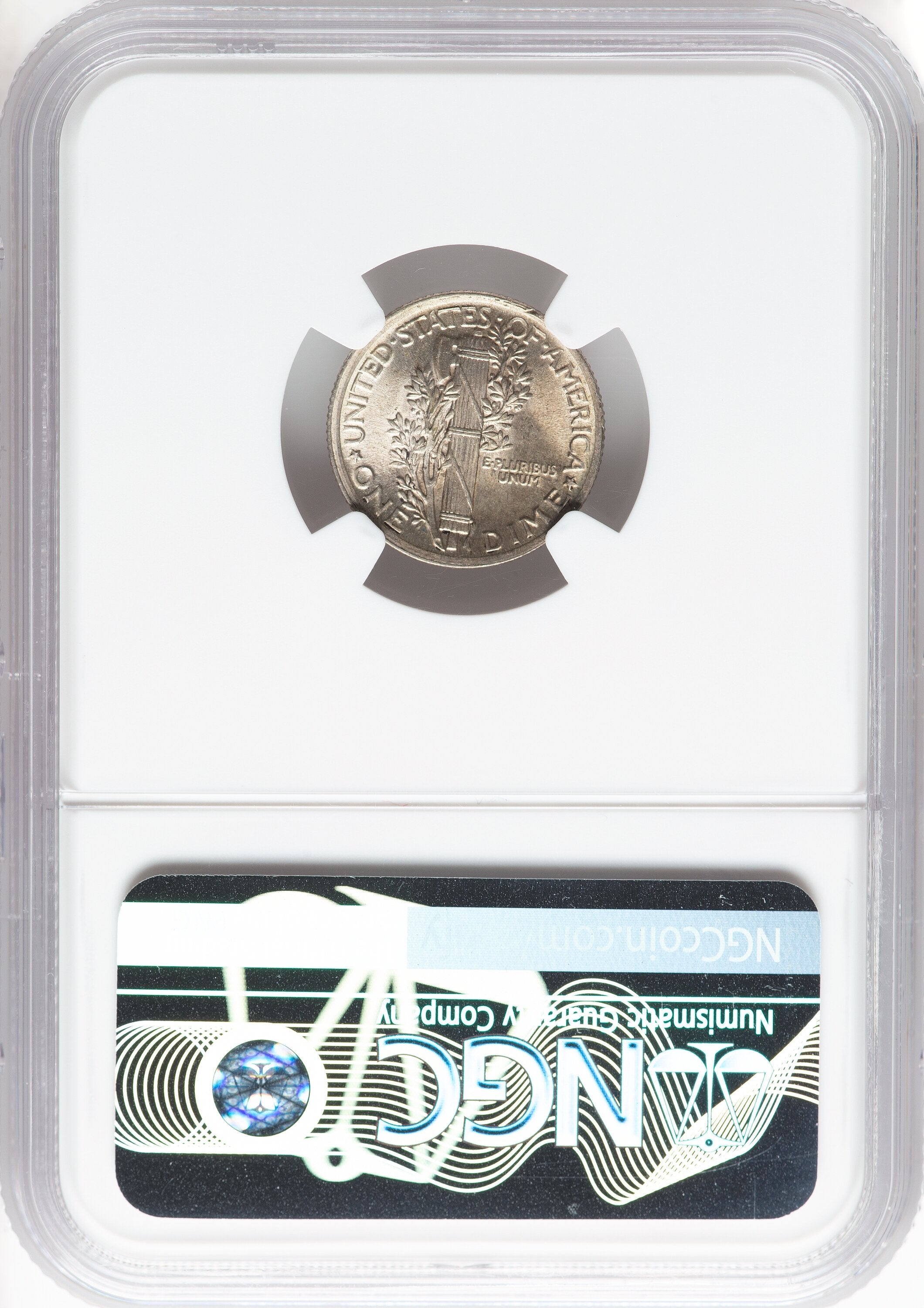 1921 10C FB Mercury Dime NGC MS65