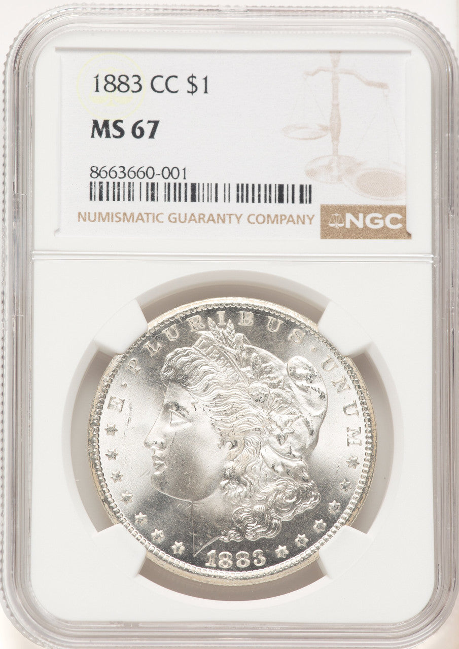 1883-CC Morgan Dollar NGC MS67 (782965024)